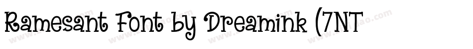 Ramesant Font by Dreamink (7NTypes)字体转换